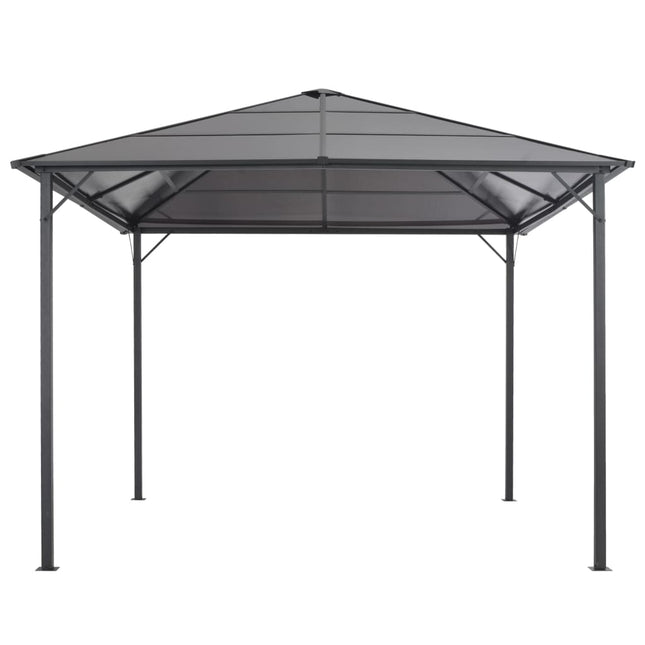 Prieel Met Dak Aluminium Antracietkleurig