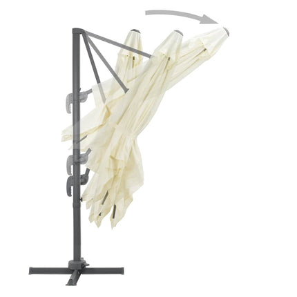 Zwevende Parasol Met Aluminium Paal Kleur