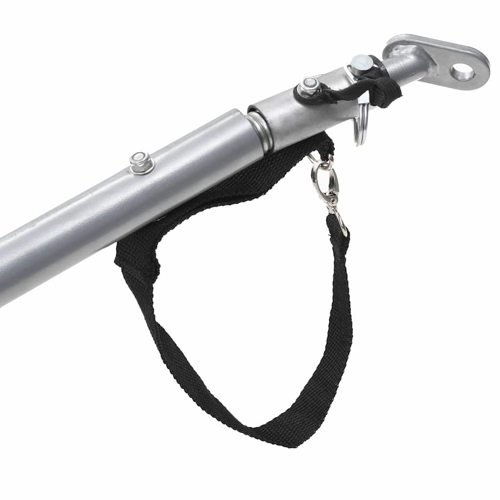 Fietstrailer 65 kg zwart en geel