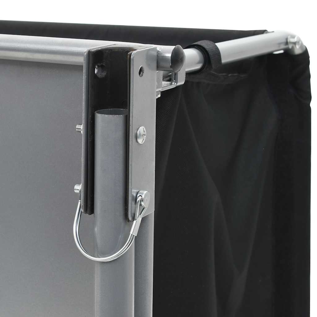 Fietstrailer 65 kg zwart en geel