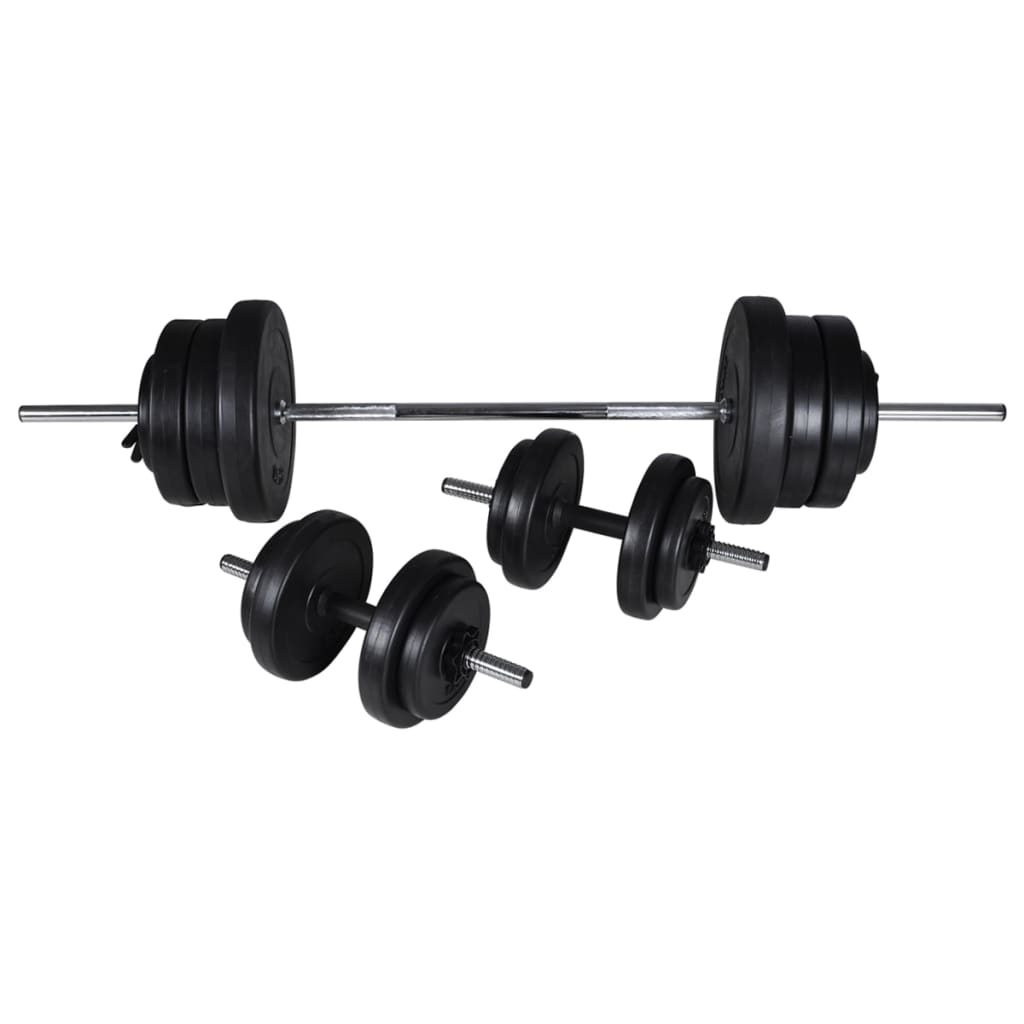 Trainingsbank met halterset 60,5 kg