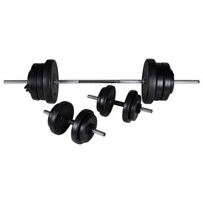 Trainingsbank met halterset 60,5 kg