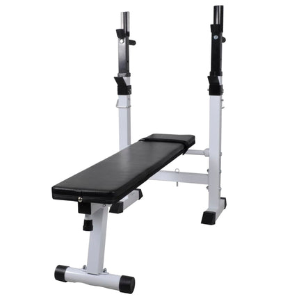 Trainingsbank Met Gewichtenrek En Halterset 60,5 Kg