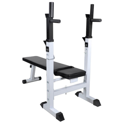 Trainingsbank Met Gewichtenrek En Halterset 60,5 Kg