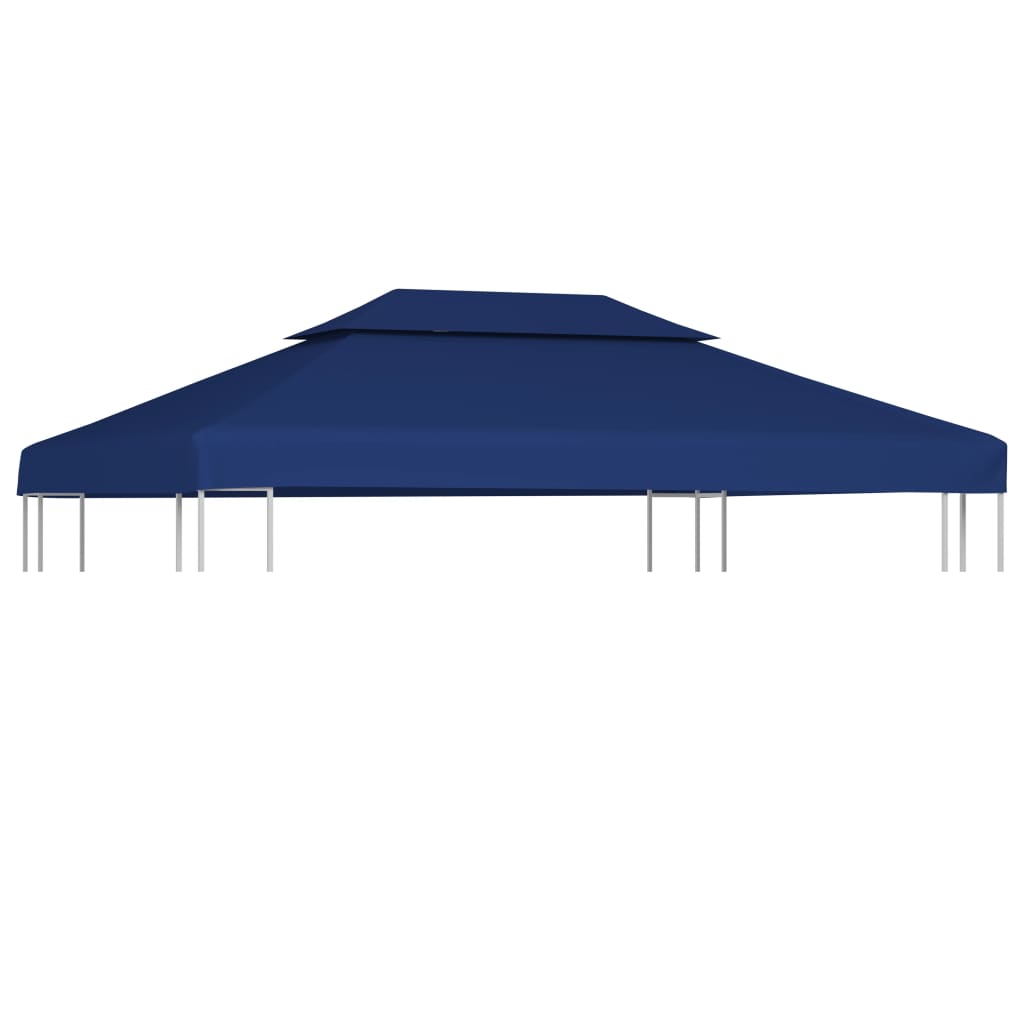 Prieeldak 2-Laags 4X3M 310 G/M² Antracietkleurig