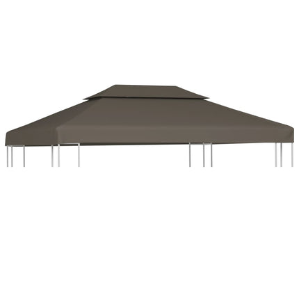 Prieeldak 2-Laags 4X3M 310 G/M² Antracietkleurig