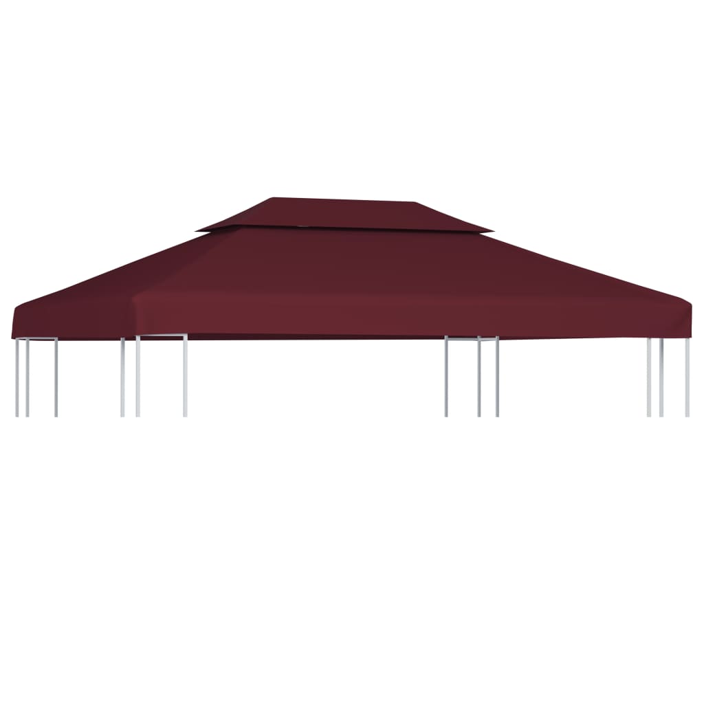 Prieeldak 2-Laags 4X3M 310 G/M² Antracietkleurig