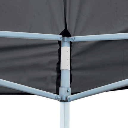 Partytent Pop-Up Inklapbaar Met Zijwanden 3X6 M Antraciet