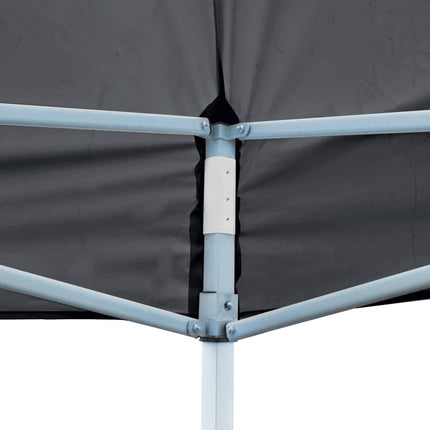 Partytent Pop-Up Inklapbaar Met Zijwanden 3X6 M Antraciet