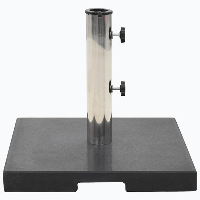 Parasolvoet Vierkant 20 Kg Graniet Zwart