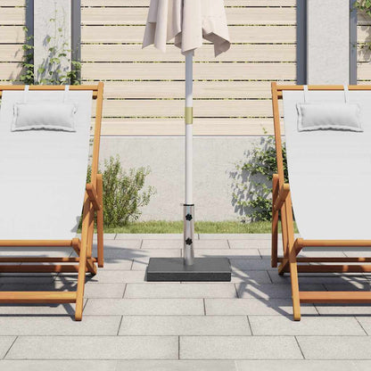 Parasolvoet vierkant 20 kg graniet zwart