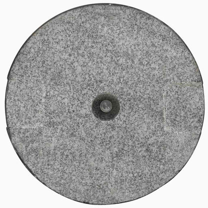 Parasolvoet rond 20 kg graniet zwart