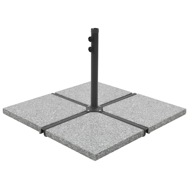 Parasolvoetplaat Vierkant 25 Kg Graniet