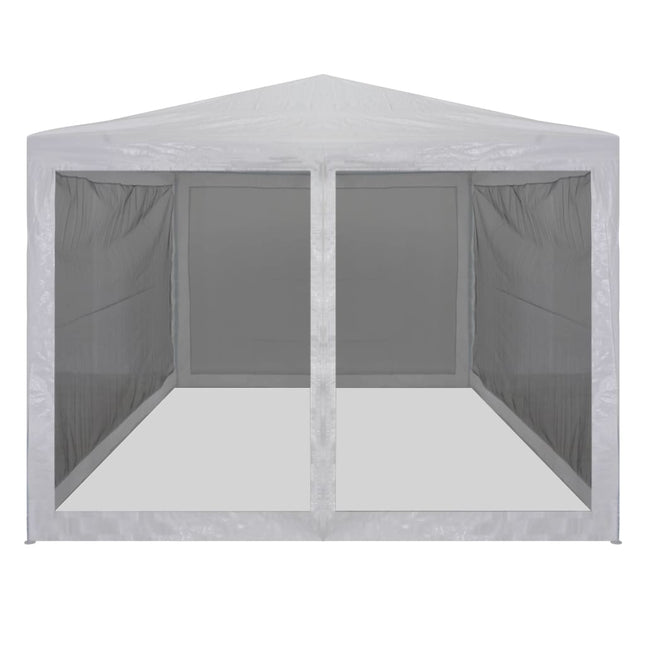 Partytent Met 4 Mesh Zijwanden 4X3 M