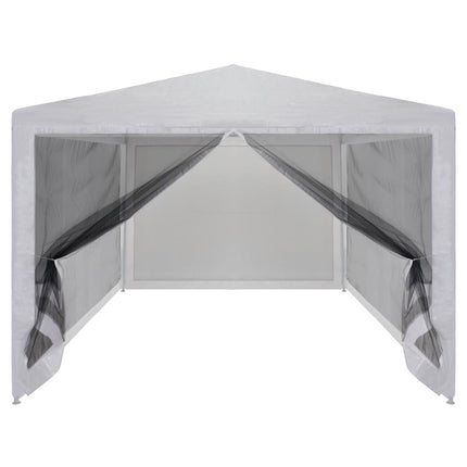 Partytent Met 4 Mesh Zijwanden 4X3 M