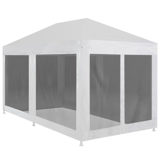 Partytent Met 6 Mesh Zijwanden Hdpe