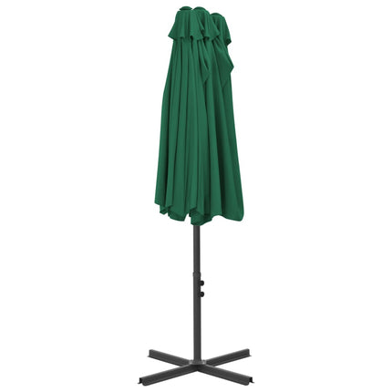 Parasol Met Aluminium Paal 460X270 Cm Groen