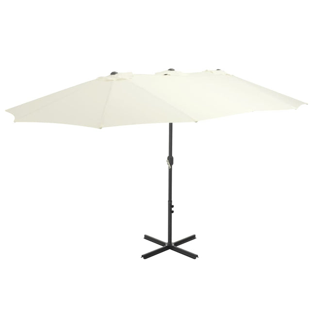 Parasol Met Aluminium Paal 460X270 Cm Kleurig