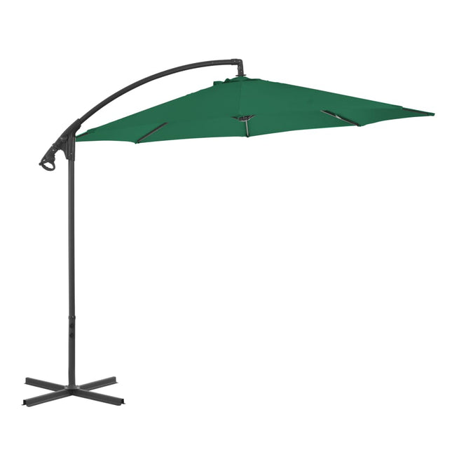 Zweefparasol Met Stalen Paal 300 Cm Kleurig