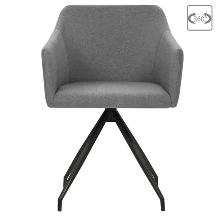 Eetkamerstoelen Draaibaar Stof