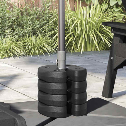 Prieelgewichten 4 St 220X50 Mm Beton Zwart