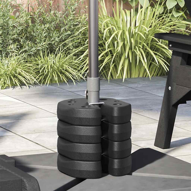 Prieelgewichten 4 St 220X50 Mm Beton Zwart