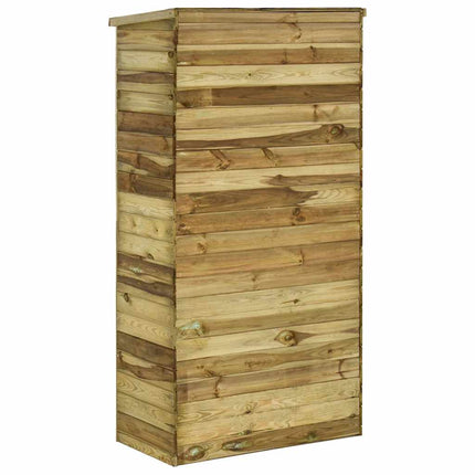 Tuinschuur 85X48X177 Cm Grenenhout Crème