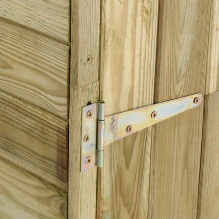 Tuinschuur 85X48X177 Cm Grenenhout Crème