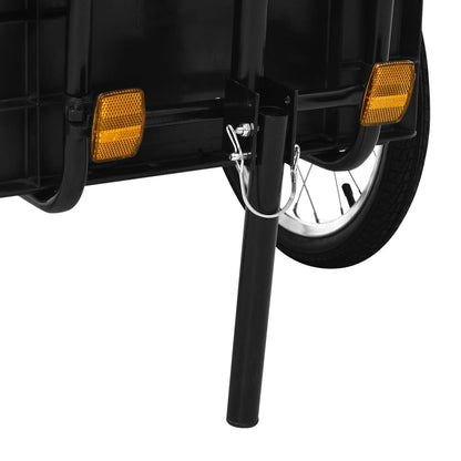 Fietstrailer/trekwagen 155x60x83 cm staal blauw