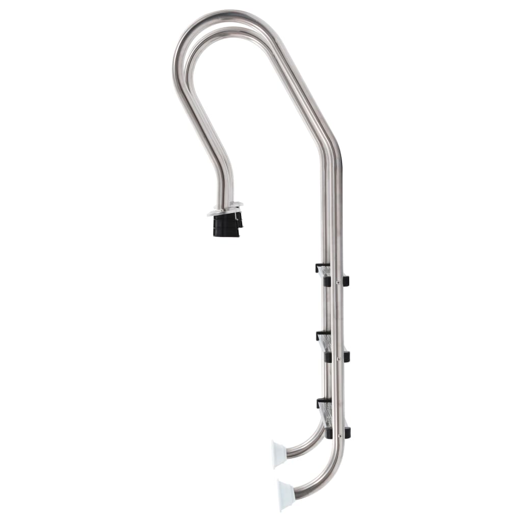 Zwembadladder Met 3 Sporten 120 Cm Roestvrij Staal 304