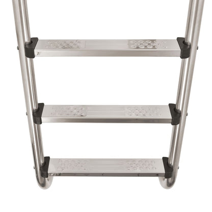 Zwembadladder Met 3 Sporten 120 Cm Roestvrij Staal 304
