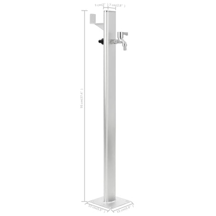Tuinwaterkolom 95 Cm Aluminium