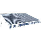 350 cm / Blauw en wit