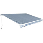 450 cm / Blauw en wit