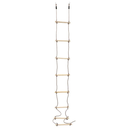Touwladder 290 cm hout