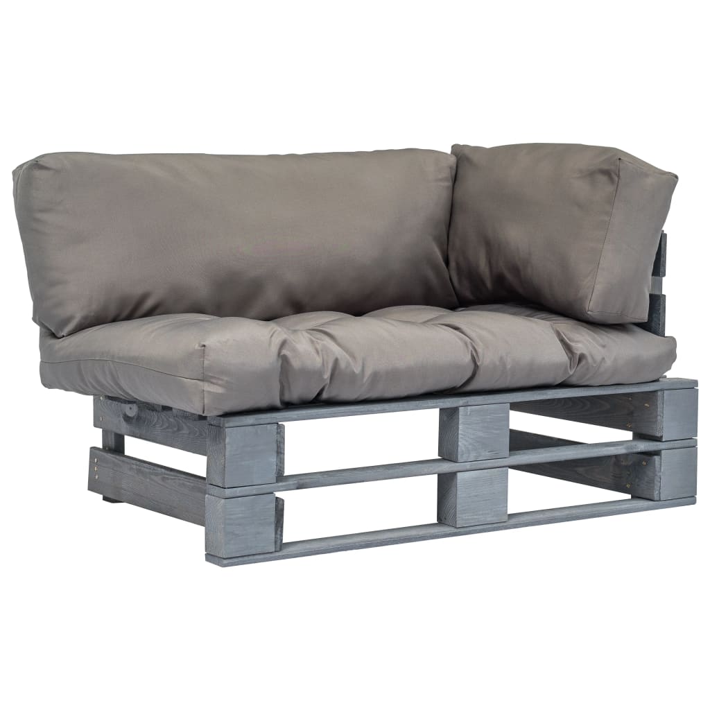 Tuinbank Met E Kussens Pallet Grenenhout