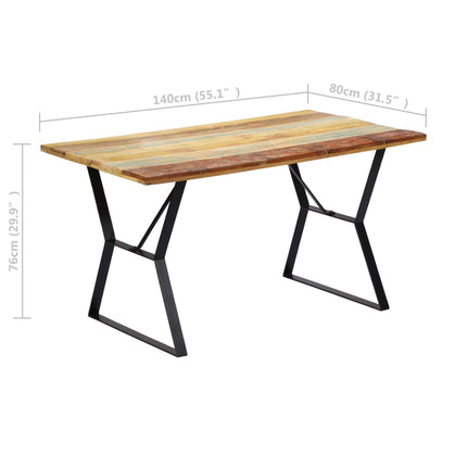 Eettafel Massief Gerecycled Hout