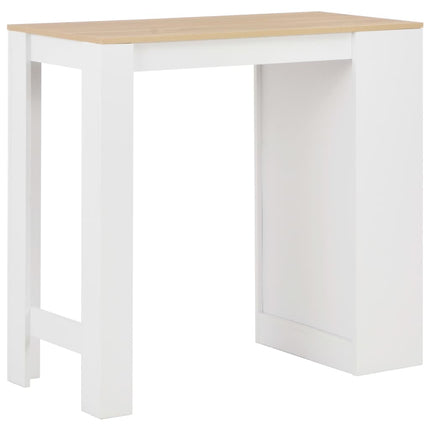 Bartafel Met Schap 110X50X103 Cm Wit