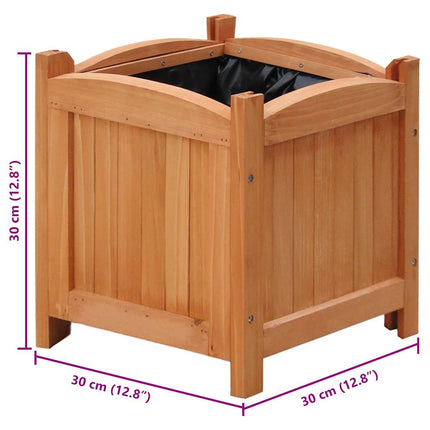 Plantenbakken Verhoogd 4 St 30X30X30 Cm
