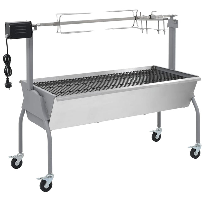 Draaispit Barbecue Met Elektrische Motor