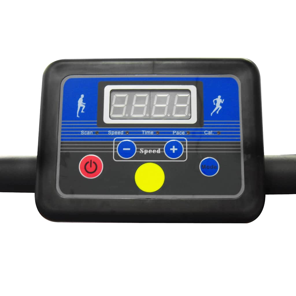 Elektrische loopband 100x35 cm zwart en zilver