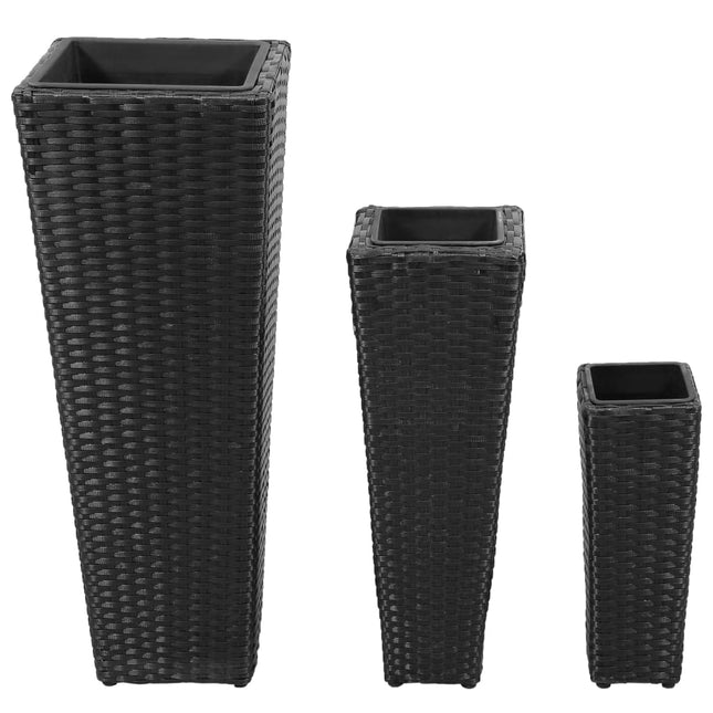 Plantenbakken Verhoogd Poly Rattan