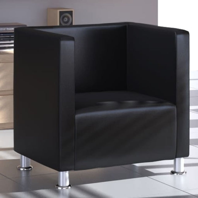 Fauteuil Kubus Kunstleer