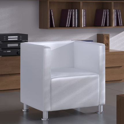 Fauteuil Kubus Kunstleer