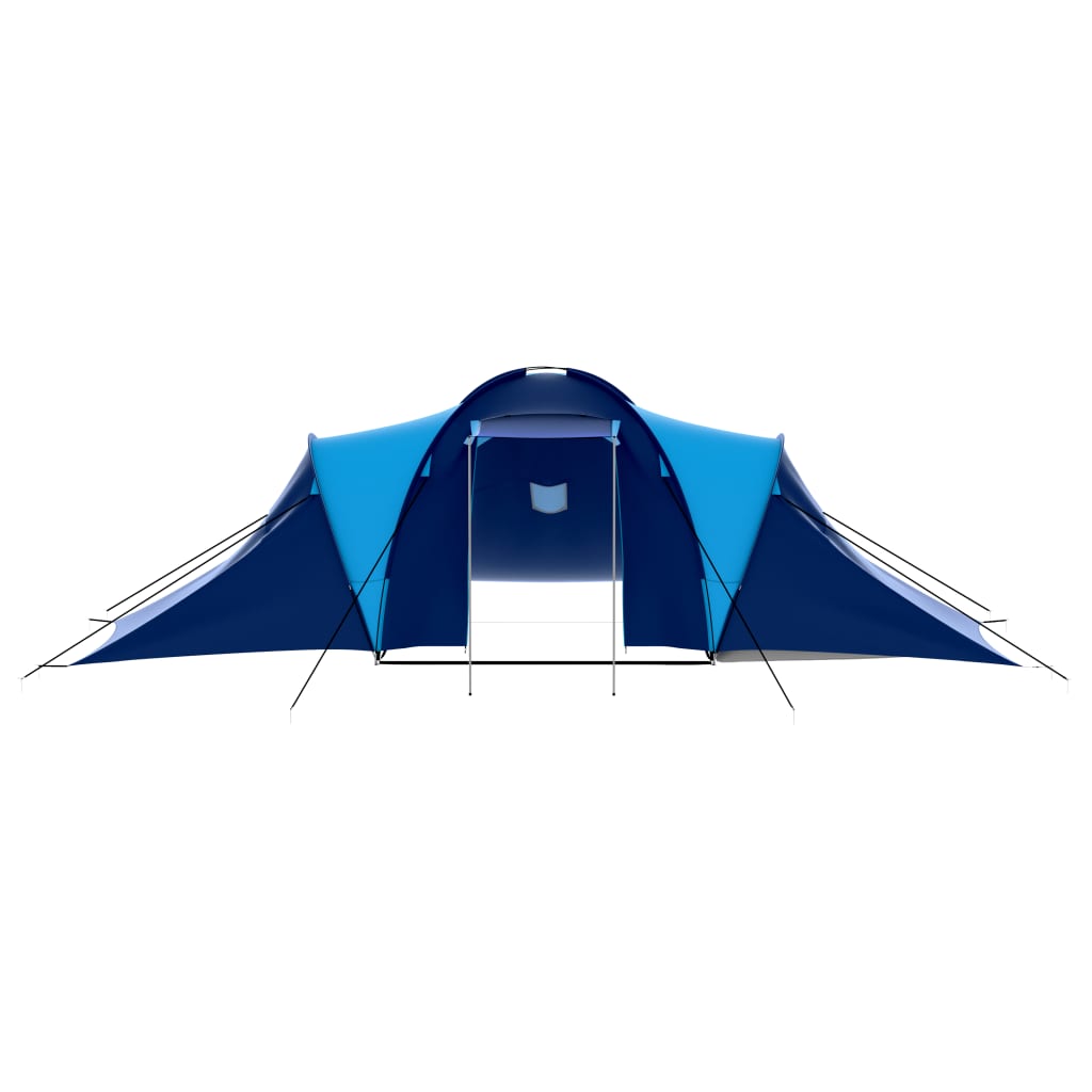 Tent 9-persoons donkerblauw en blauw