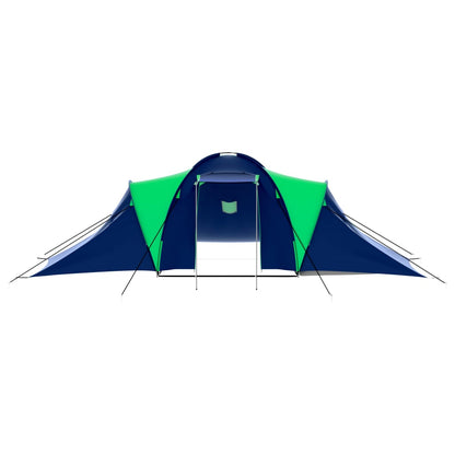 Tent 9-Persoons Polyester Blauw En Groen