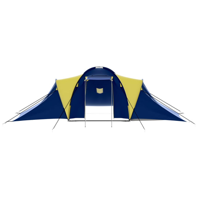 Tent 9-Persoons Polyester Blauw En Geel
