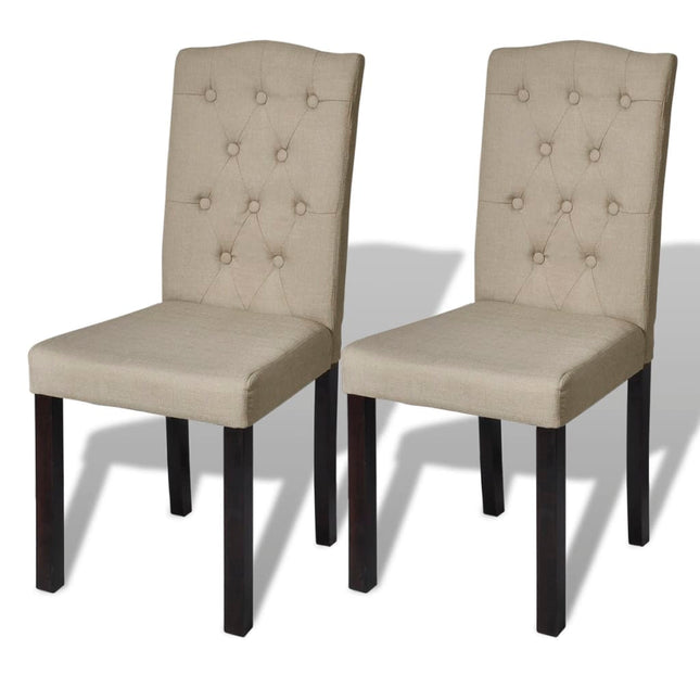 Eetkamerstoelen Stof Camel