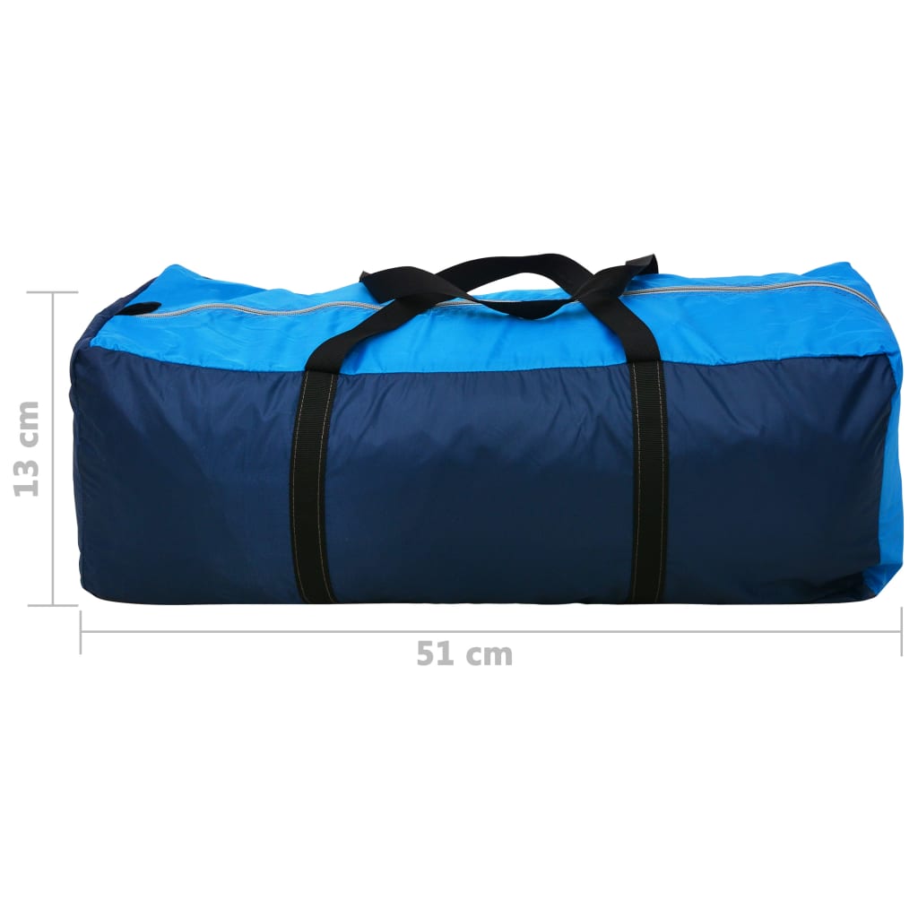 Tent 4-Persoons Marineblauw En Lichtblauw