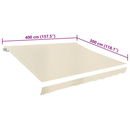 Luifeldoek Canvas Crème